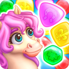 Match3 Magic: Prince unicorn lovely story quest