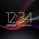 Digital Clock Widget Xperia