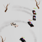 Survival Derby 3D – car racing & running game