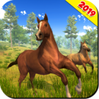 Wild Horse Family Simulator : Horse Games