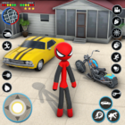 StickMan Rope Hero Spider Game